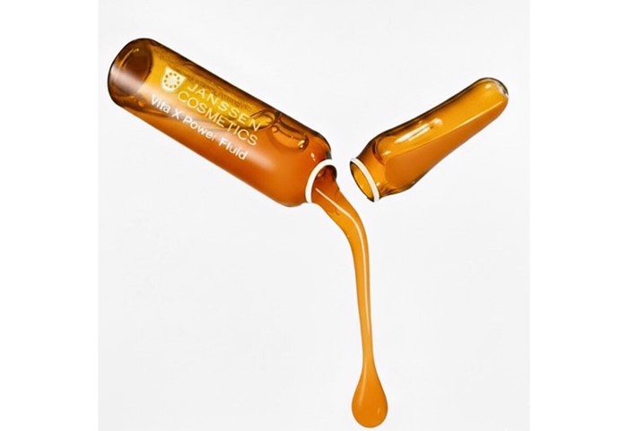 JANSSEN COSMETICS Vita X Power Fluid Ampoules Entatikis Enudatosis ga Prostasia sto Oxeidotiko Stres ga Lamperi Epidermida 7 x 2ml